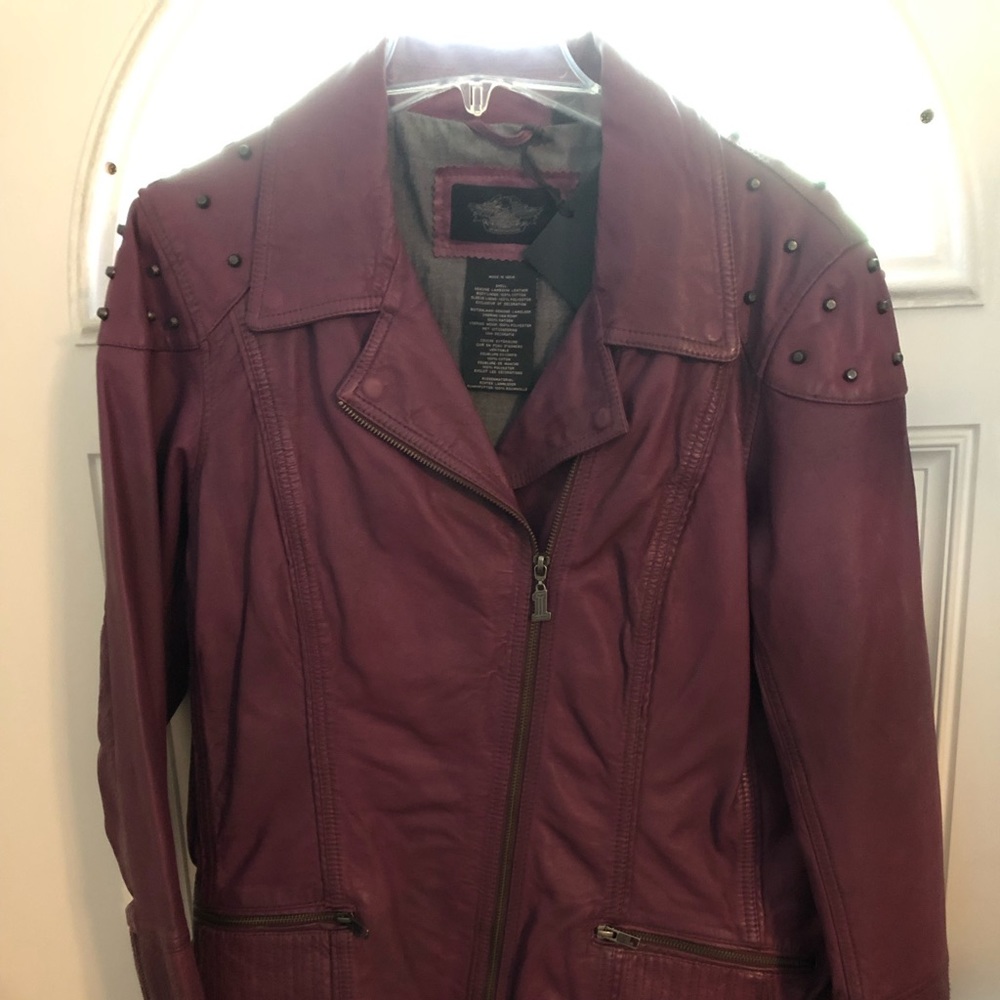 Harley Davidson Women’s Leather Motorcycle Jacket